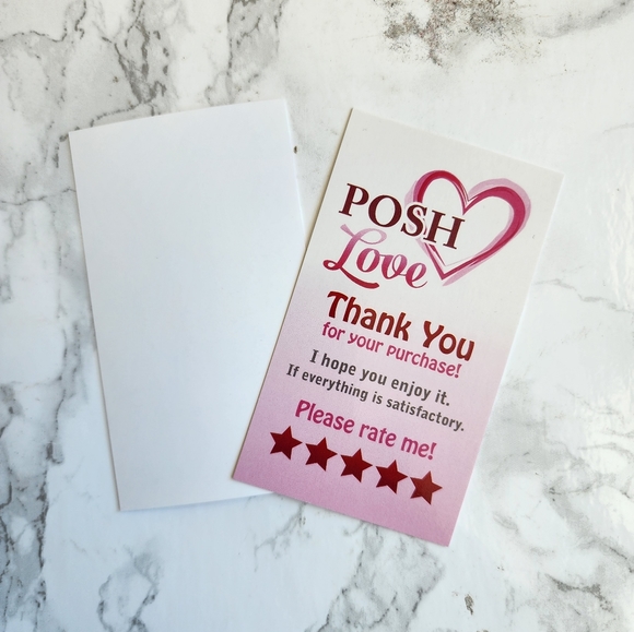 100 Thank You Cards insert business card - Picture 16 of 16